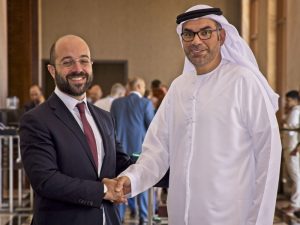 Grundfos and RAK Municipality officials at the MoU signing ceremony