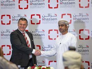 Hans Erlings, CEO Galfar Engineering and Contracting  and Khalid Al Balushi, CEO Khazaen Economic City