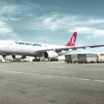 A Turkish Cargo freighter on the tarmac