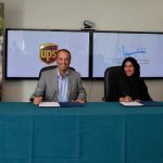 Maytha Al Habsi and Rami Suleiman at the deal signing ceremony