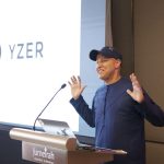 Dubai Entrepreneur Balvinder Singh Sahni (Abu Sabah) at the launch of YZER in Dubai