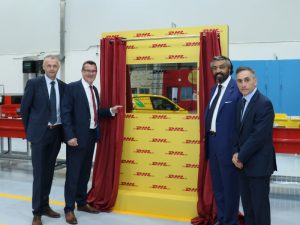 L to R-Mike Barrett, Geoff Walsh, Nour Suliman and Bachi Spiga at the inaugural ceremony