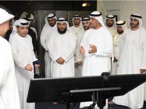 The Director General Dubai Customs on an inspection tour