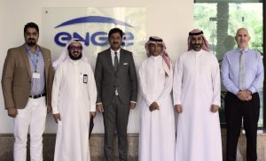 ENGIE and GCC-Lab officials pose for a group photograph