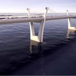 An artist's rendition of the King Hamad Causeway Project