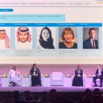 Badr Jafar (extreme right) in a panel discussion organised by SABIC in Riyadhen titled 'Building Blocks of a Culture of Integrity'