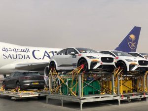 Formula-E racing cars were transported to  the Kingdom from Europe and return on Saudia Cargo