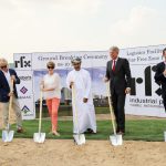 SOHAR Port & Freezone and RFX Industrial Parks Development officials at the ground breaking ceremony