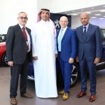 L to R- Ammer AlBajjali, Yousef Almajdouie, Samir Cherfan, and Rakesh Nair pose for a group picture