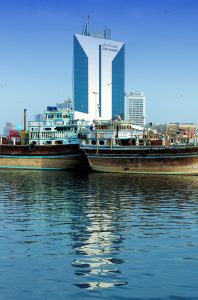 A panshot of the Dubai Chamber Building