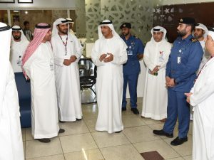 The Director General, Dubai Customs, briefing officials