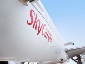 An Emirates SkyCargo aircraft