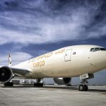 An Etihad Cargo freighter on the tarmac