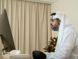 HE Sheikh Theyab Bin Mohamed Bin Zayed holds a virtual meeting with Etihad Rail officials