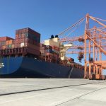 HYUNDAI TACOMA container vessel at Jubail Commercial Port (JCP)