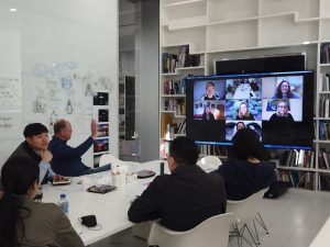 Hyundai Motors and RSID officials in a virtual conference