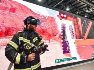 Intersec 2020-FLAIM VR demonstration