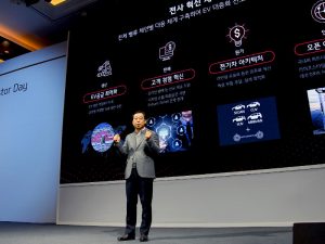 Kia Motors' CEO Han-Woo Park unveiling Plan S in Seoul