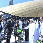 RTA and Careem officials at the bike launch ceremony