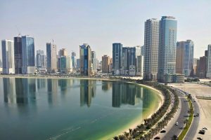 A panoramic view of the Sharjah skyline