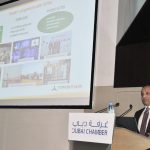 Eugene Mayne, Group CEO, Tistar, addressing the Dubai Chamber Assembly