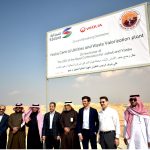 Veolia, RCJY and Sadara officials at the inaugural ceremony on Jubail Industrial City, KSA