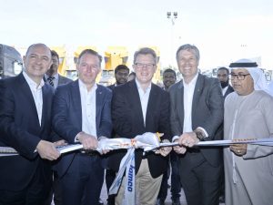 The inauguration of the new Volvo Trucks Uptime Centre in Dubai Investment Park