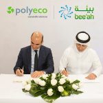 Bee'ah and Polyeco officials ink agreement