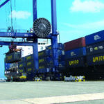 UNICO Logistics' containers on board a cargo ship