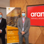Stuart Harrison, CEO, Emrill (L) and Ahmed Marie, GM, Aramex