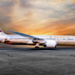 An Etihad Boeing 787 aircraft