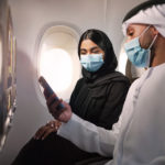 Emirati couple flying with Etihad Airways