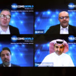 Hatem Bamatraf addressing the Telecoms World Middle East