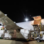 Lebanon bound relief materials being loaded on a FedEx freighter