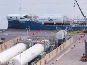 FURE VEN takes on LNG fuel at Eagle LNG’s Talleyrand Bunker Station in Jacksonville, United States