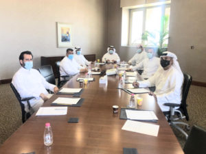 Souq Al Haraj and SCCI officials in discussions