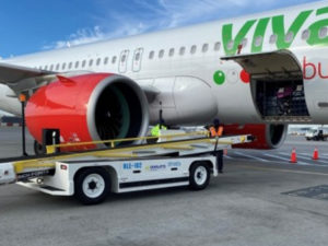 dnata applied electric conveyor belts to offload and load baggage and cargo