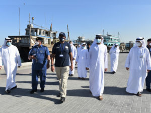 Dubai Customs officials at the Deira Wharfage Centre