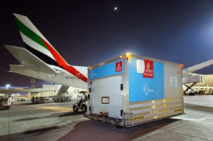 Emirates SkyCargo transports first batch of Pfizer-BioNTech  vaccines for Dubai Health Authority