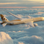 An Etihad Airways aircraft in flight