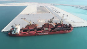 Khalifa Port's South Quay commences operations with the arrival of the Alfred Oldendorff