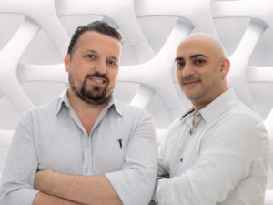 Marwan Saab and Giles Wright, founders, Opaala