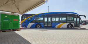 Abu Dhabi's new green electric bus