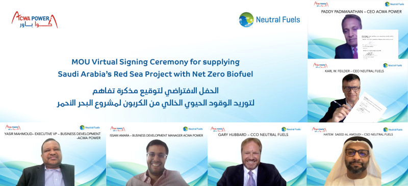 ACWA Power x Neutral Fuels Virtual Signing Ceremony