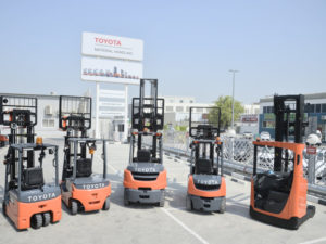 Al Futtaim Commercial Vehicles has signed a agreement to deliver Toyota electric forklifts to DHL