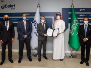 The Bahri Ship Management ISO 45001 Certification presentation ceremony