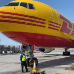 DHL freighter