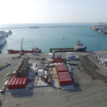An aerial view of Limassol Port