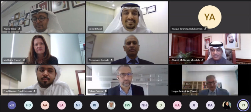 Dubai Customs and German officials in a virtual meet