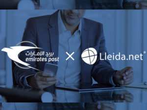Celebrating the Emirates Post-Lleida.net partnership